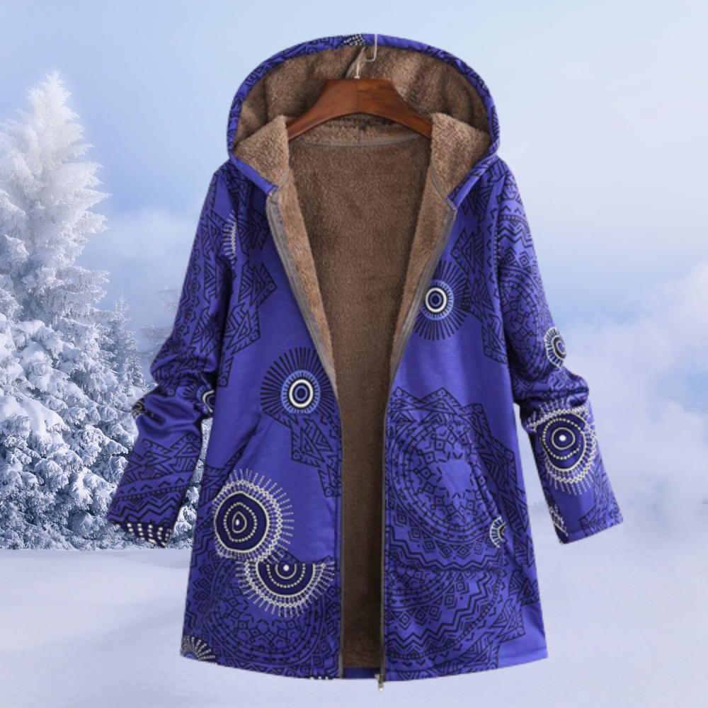 Bold Printed Lightweight Zip Jacket