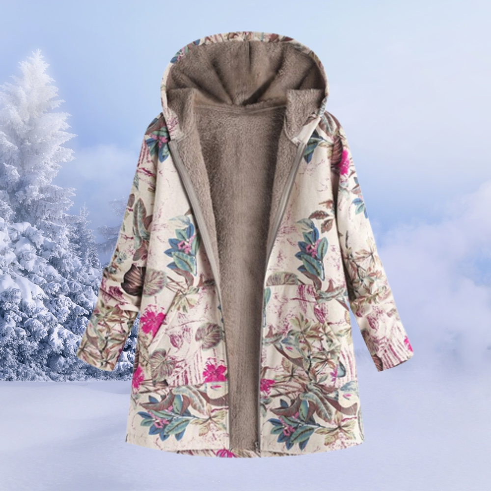 Bold Printed Lightweight Zip Jacket