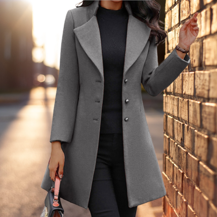 Tailored Classic Wool Blend Coat
