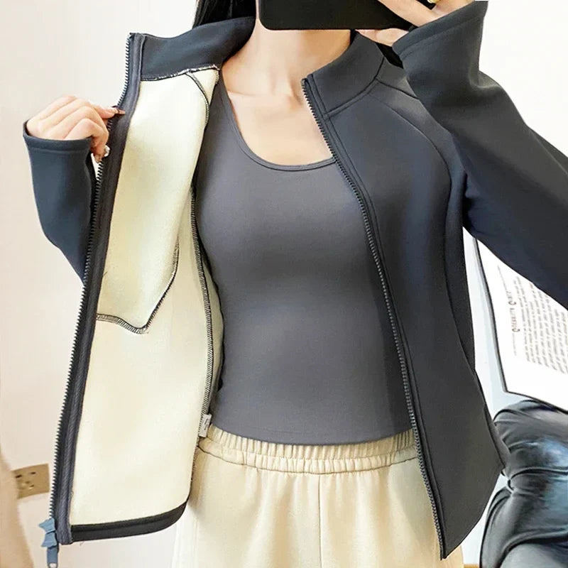 Breathable Soft Fleece Sports Jacket