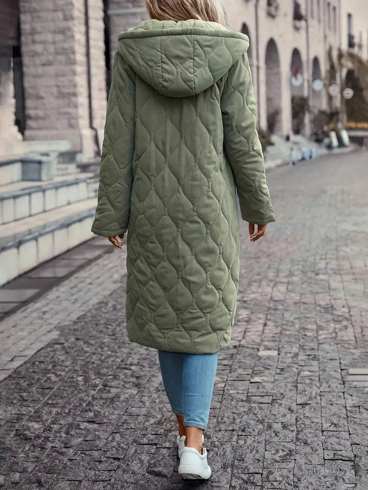 Warm Padded Hooded Autumn Jacket