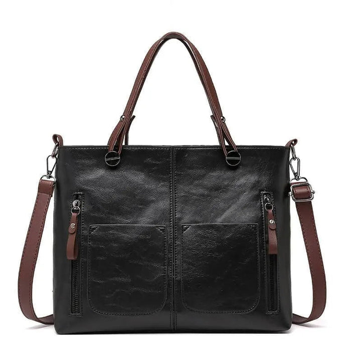 Vintage Leather Shoulder Bag for Women