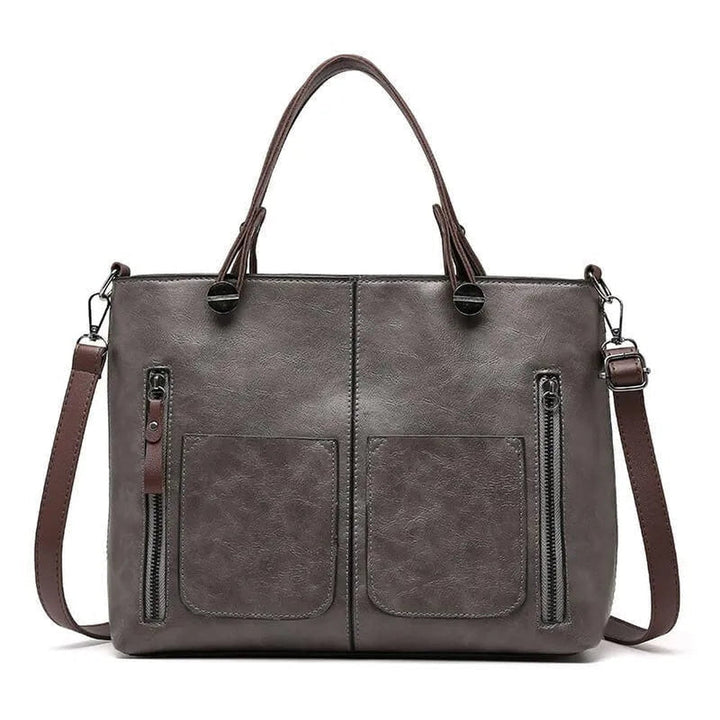 Vintage Leather Shoulder Bag for Women