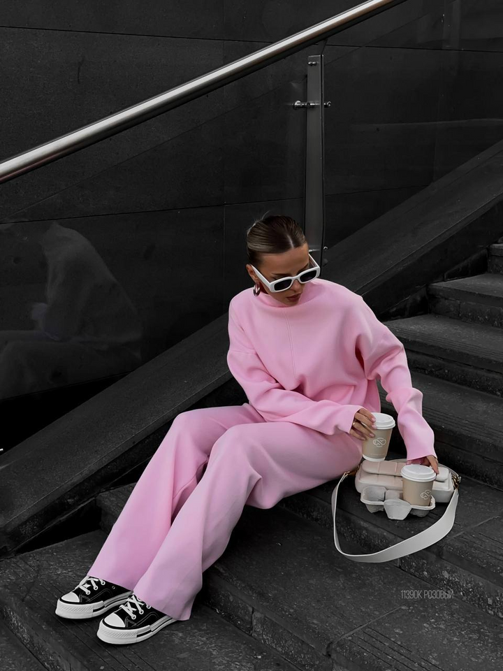 Viscose Wool Women’s Knit Set