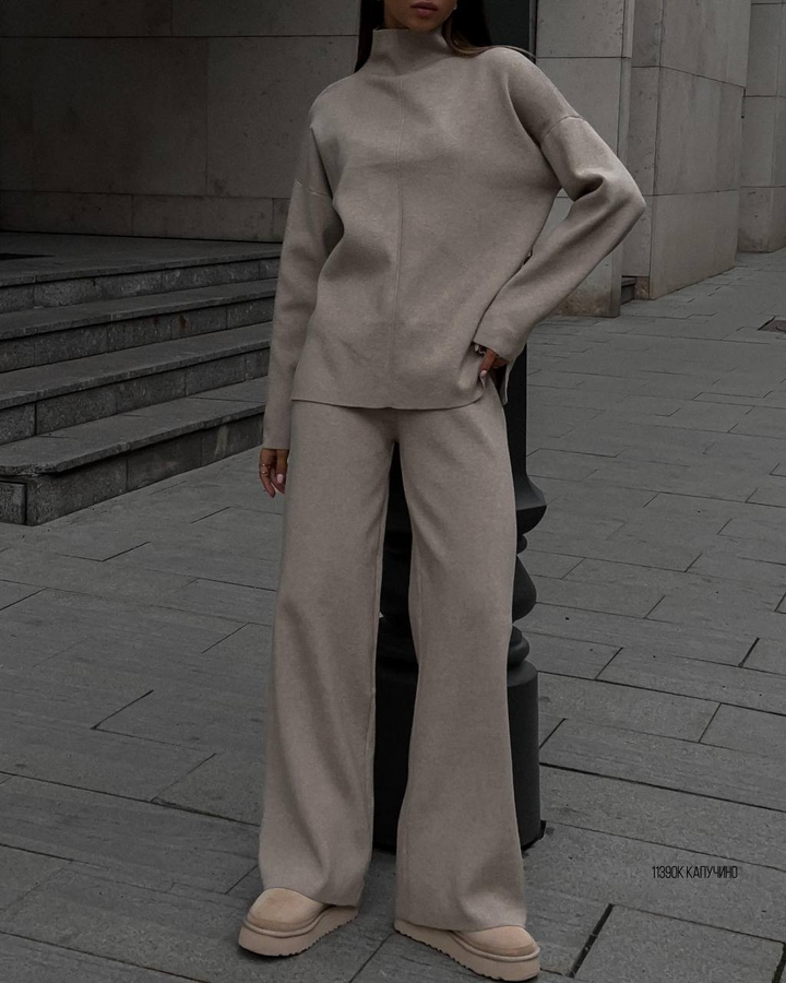 Viscose Wool Women’s Knit Set