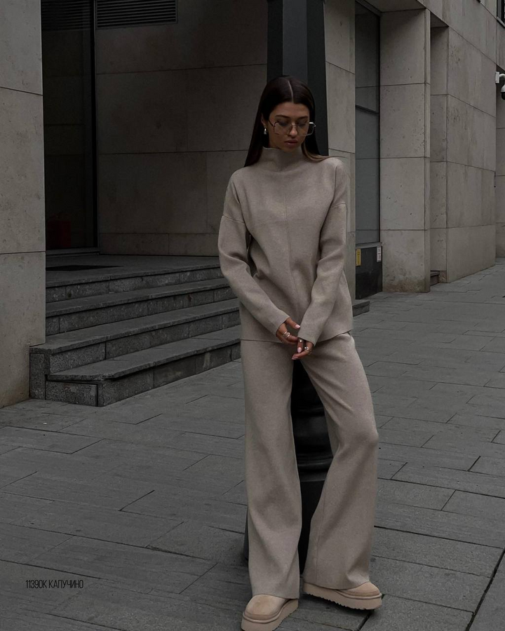 Viscose Wool Women’s Knit Set