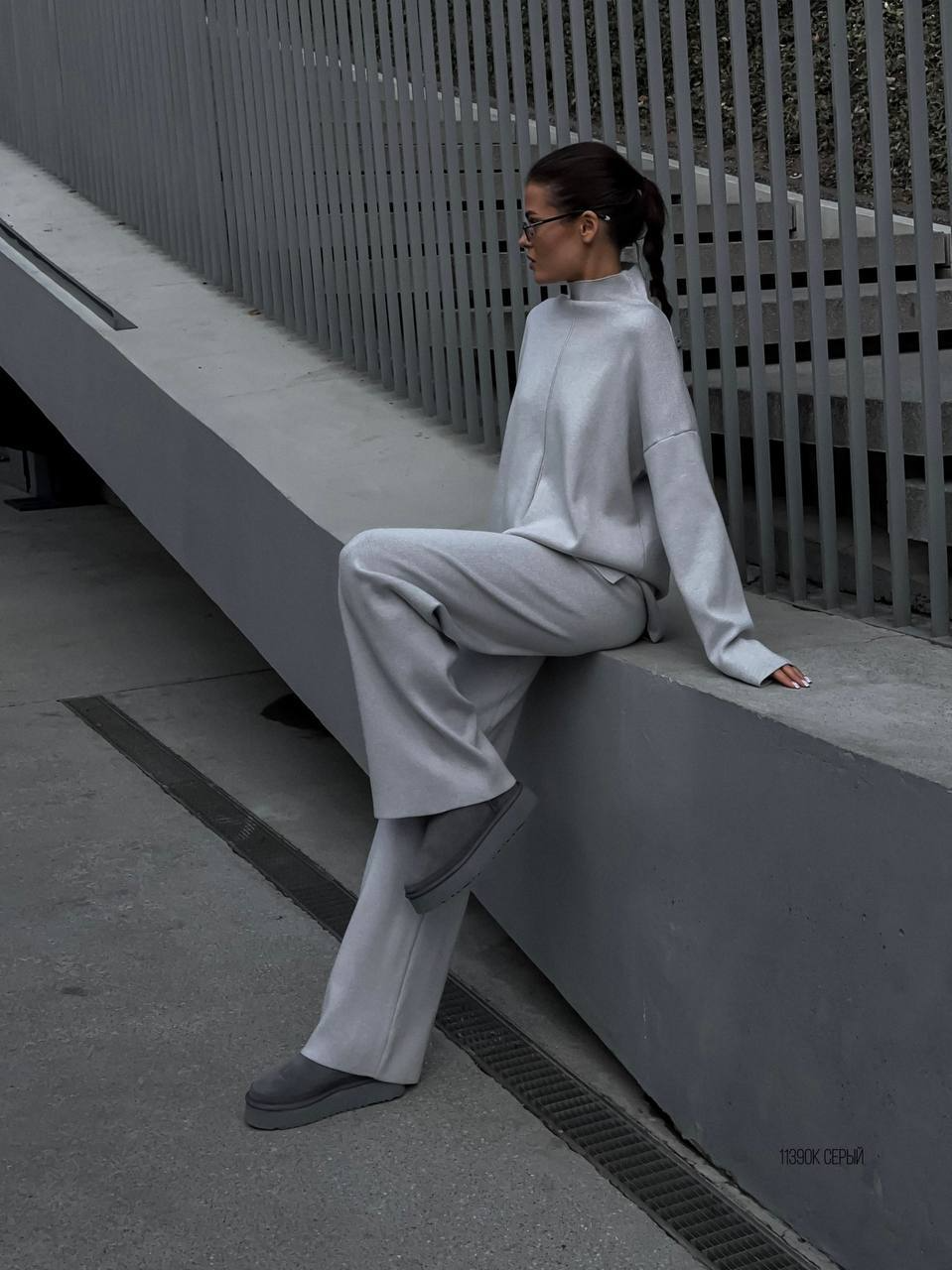 Viscose Wool Women’s Knit Set