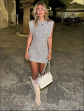 Sparkling Sequin Evening Mini Dress