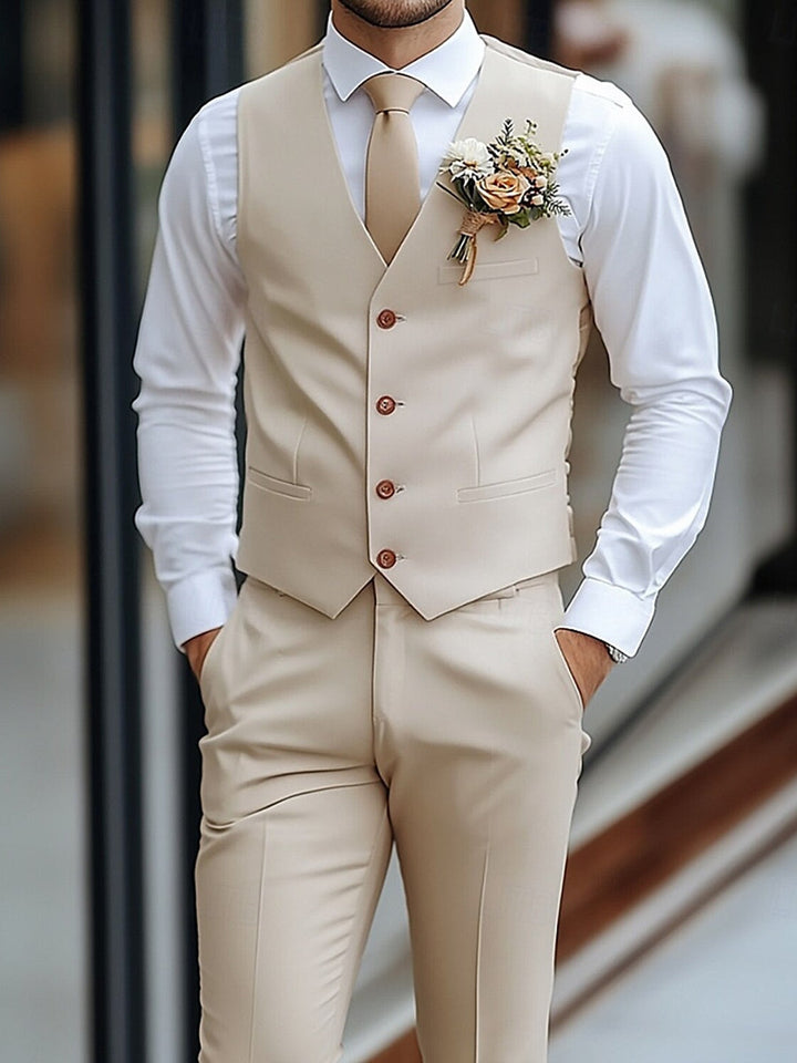 Wedding Vest Men’s Two-Piece Suit
