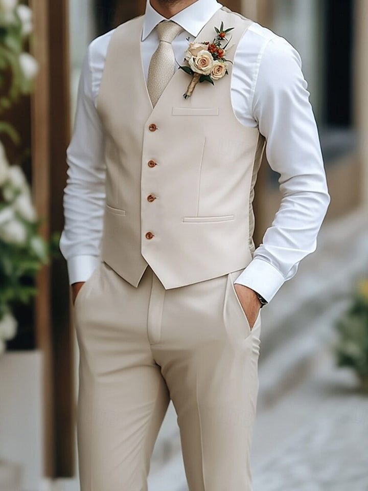 Wedding Vest Men’s Two-Piece Suit