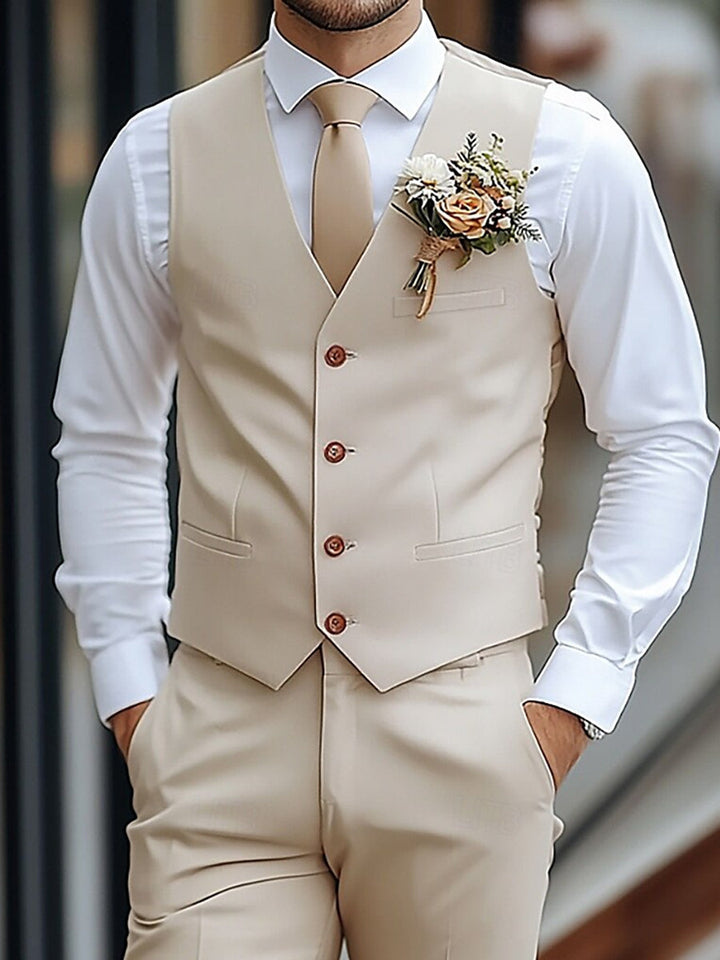 Wedding Vest Men’s Two-Piece Suit