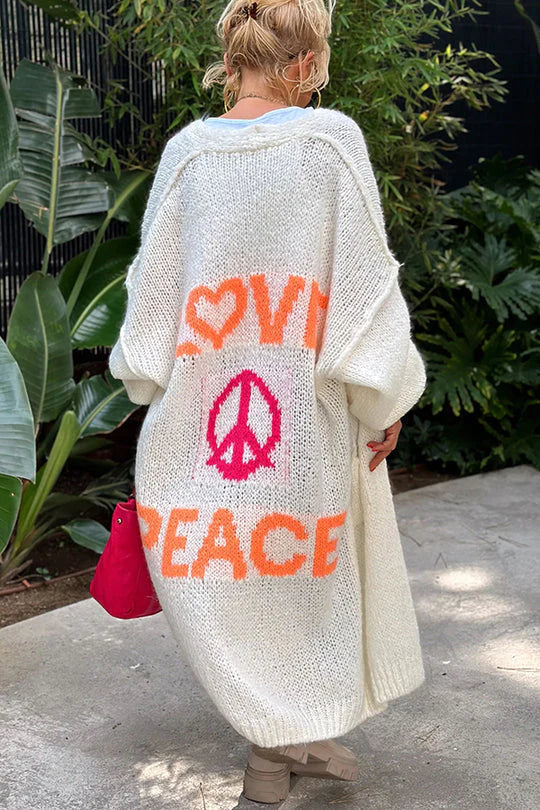 Soft Draped Open Knitted Cardigan