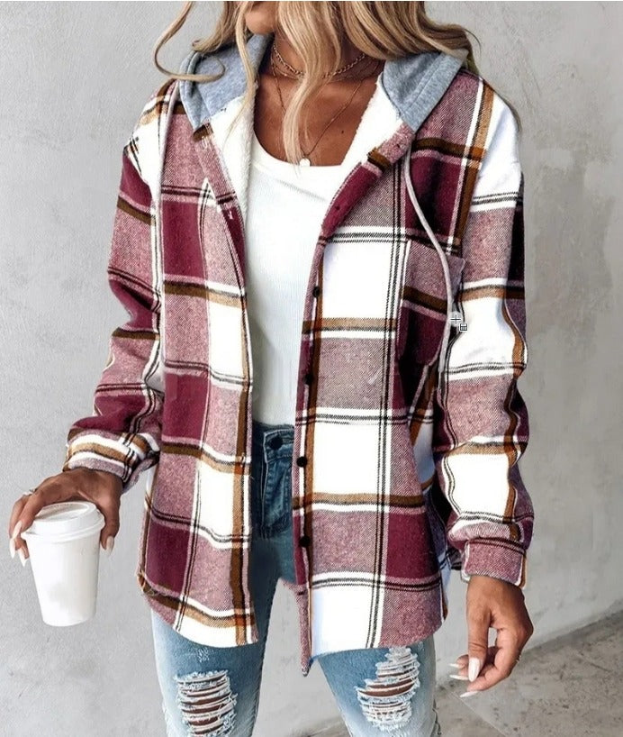 Cosy Bold Pattern Comfort Jacket