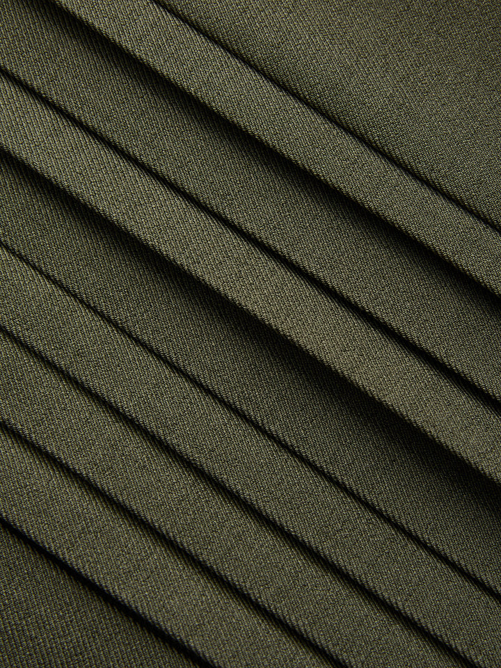 Wide Leg Pants with Side Pleating