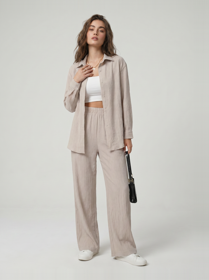 Wide Leg Women’s Two-Piece Set