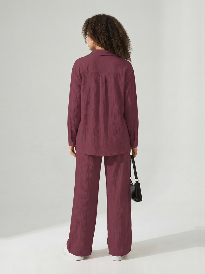 Wide Leg Women’s Two-Piece Set