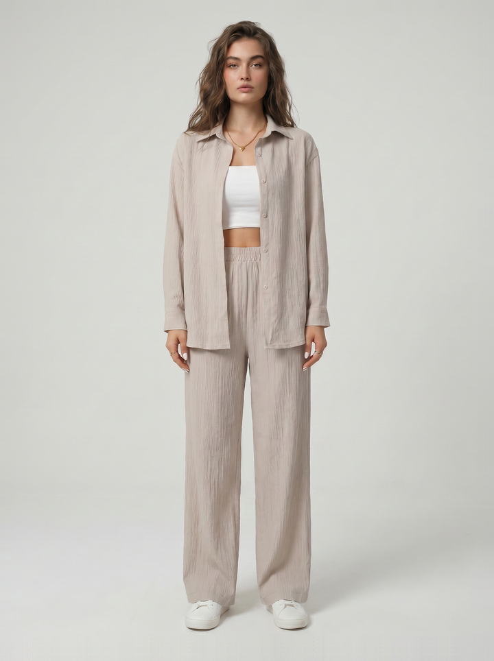 Wide Leg Women’s Two-Piece Set
