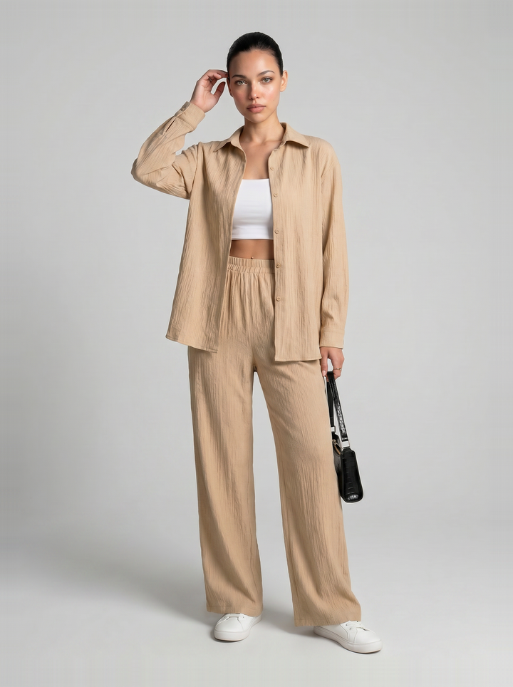 Wide Leg Women’s Two-Piece Set