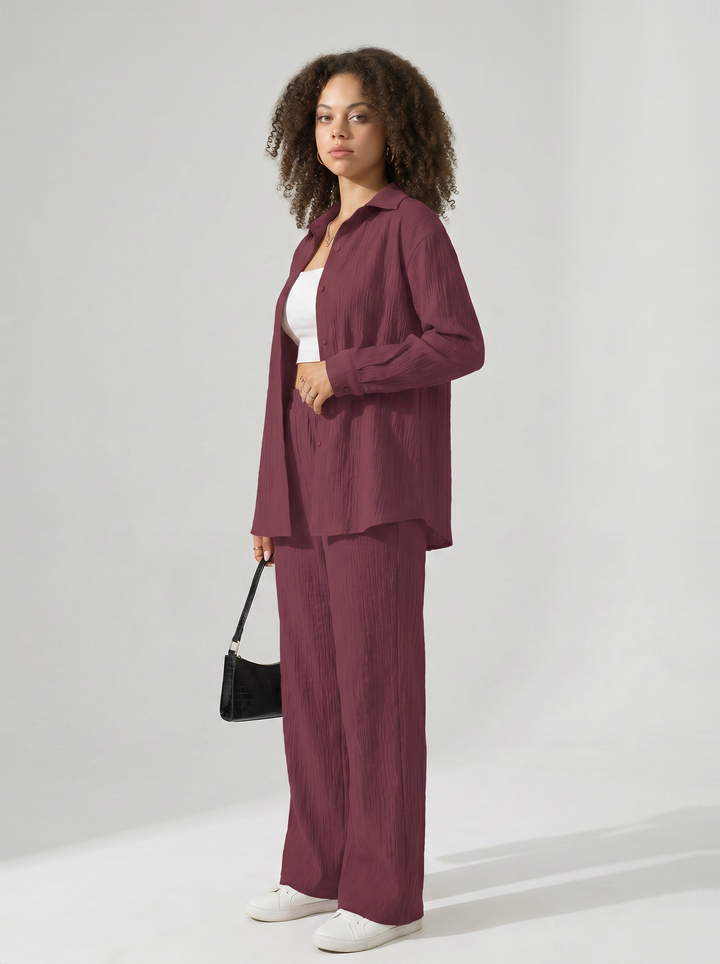 Wide Leg Women’s Two-Piece Set