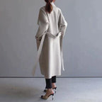 Elegant Long Wool Winter Coat