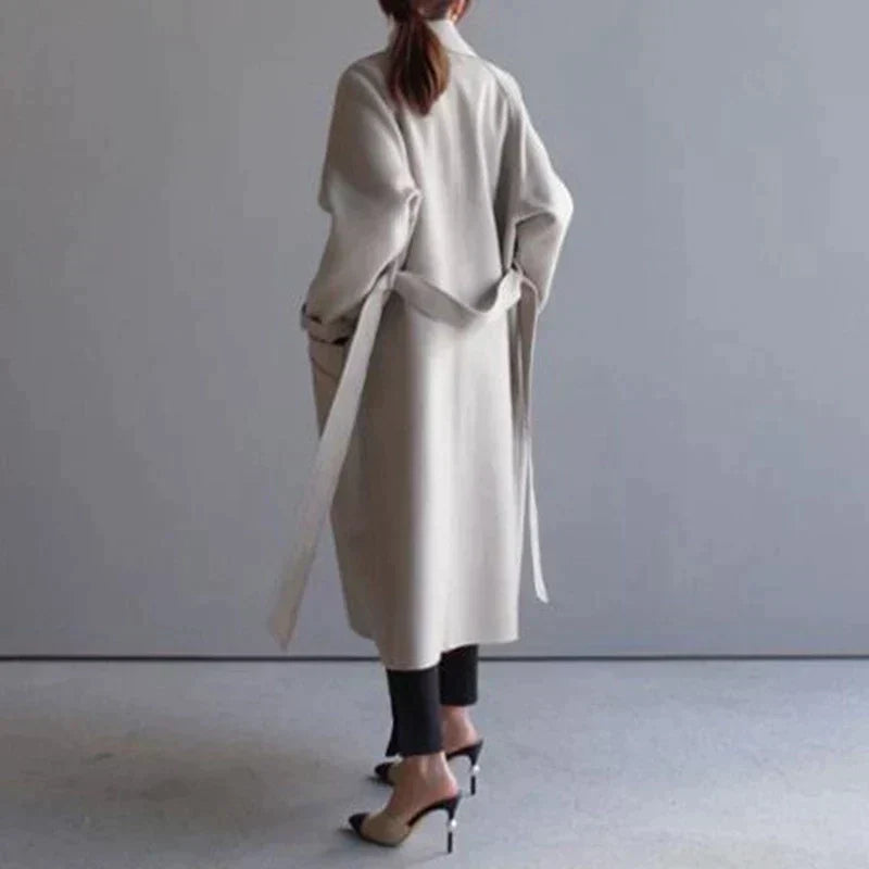 Elegant Long Wool Winter Coat
