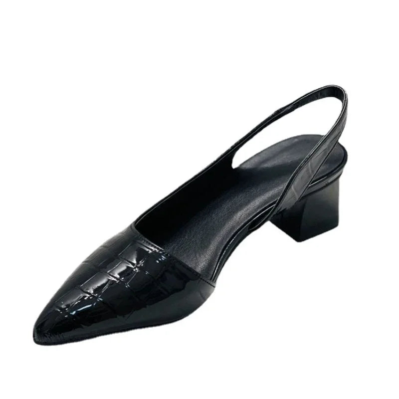 Block Heel Pumps Women’s Elegant Spring Shoes