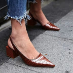 Block Heel Pumps Women’s Elegant Spring Shoes
