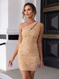 Women's Sparkly Off The Shoulder Party Dress