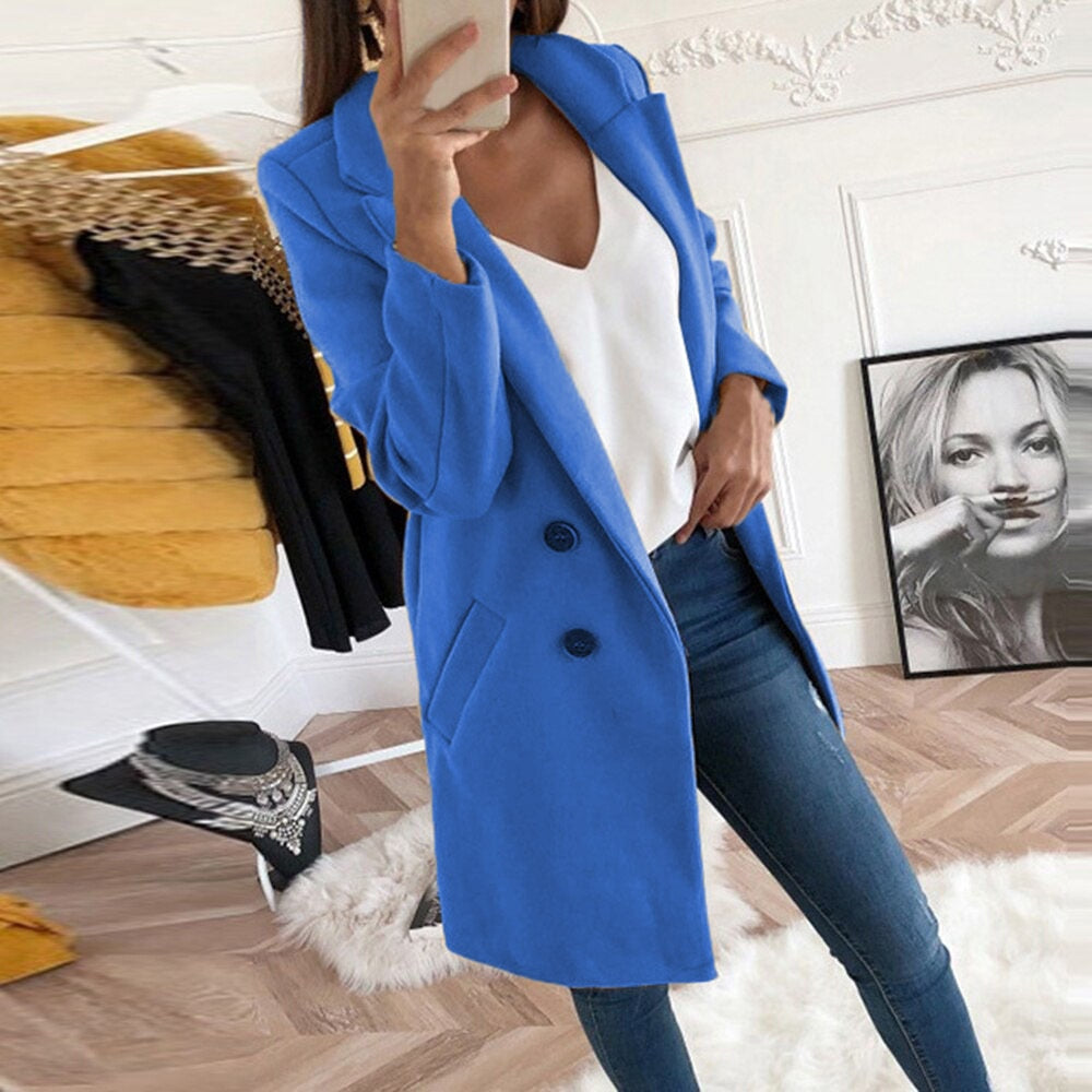 Women’s Classic Cotton Blend Coat