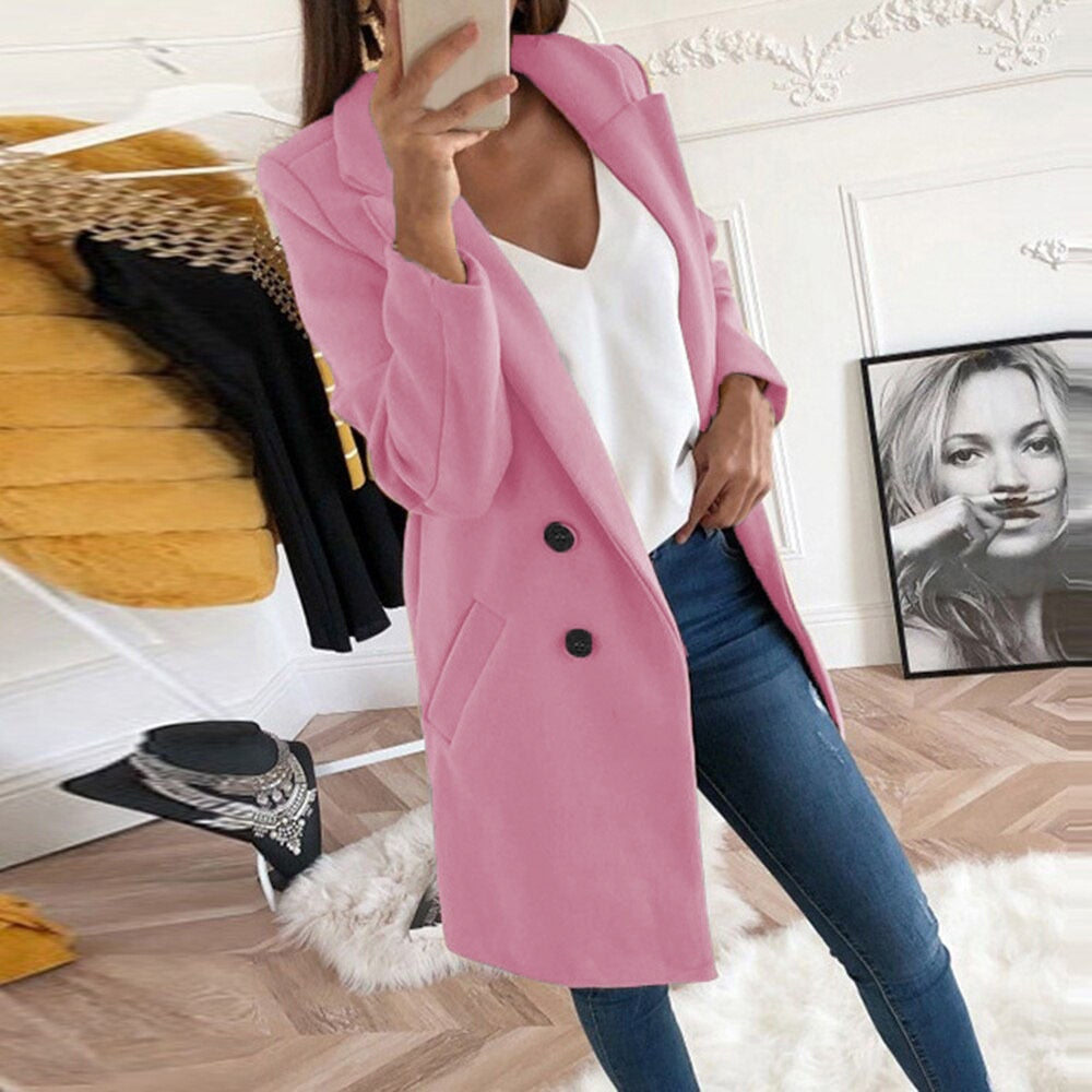 Women’s Classic Cotton Blend Coat