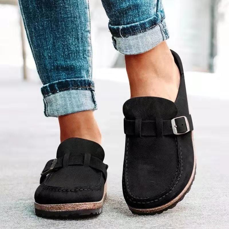 Women’s Casual Buckle Slip On Loafers