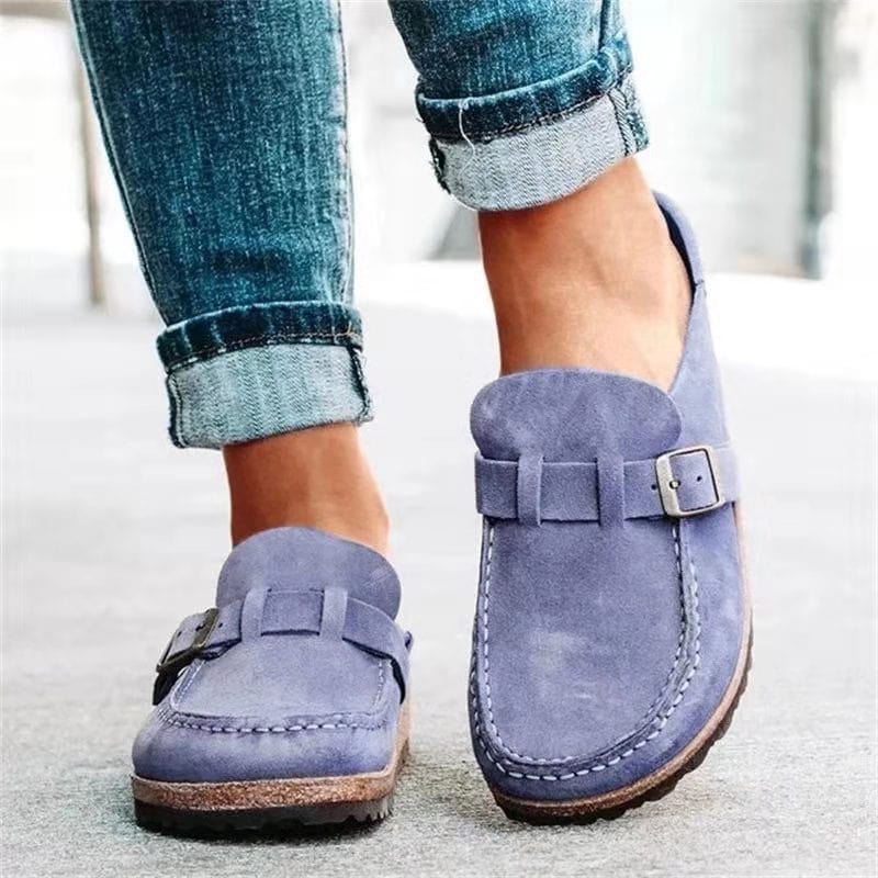Women’s Casual Buckle Slip On Loafers