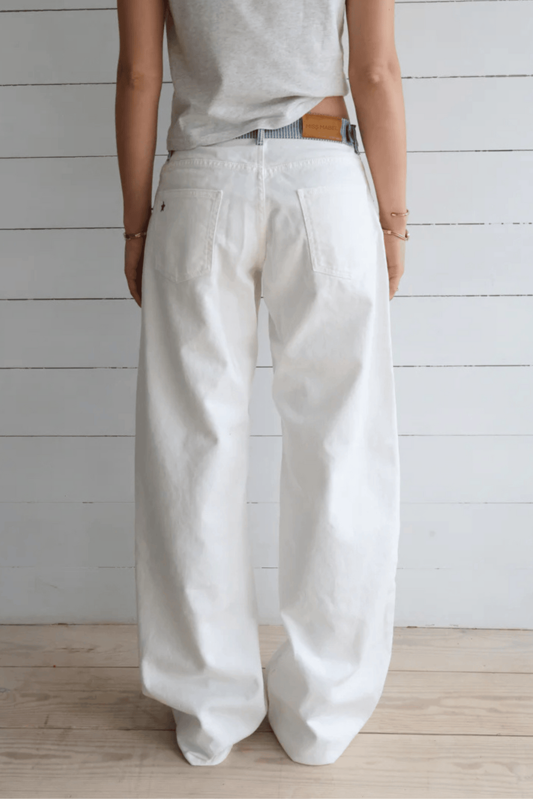 Women’s Jeans Mid-Rise Casual Striped