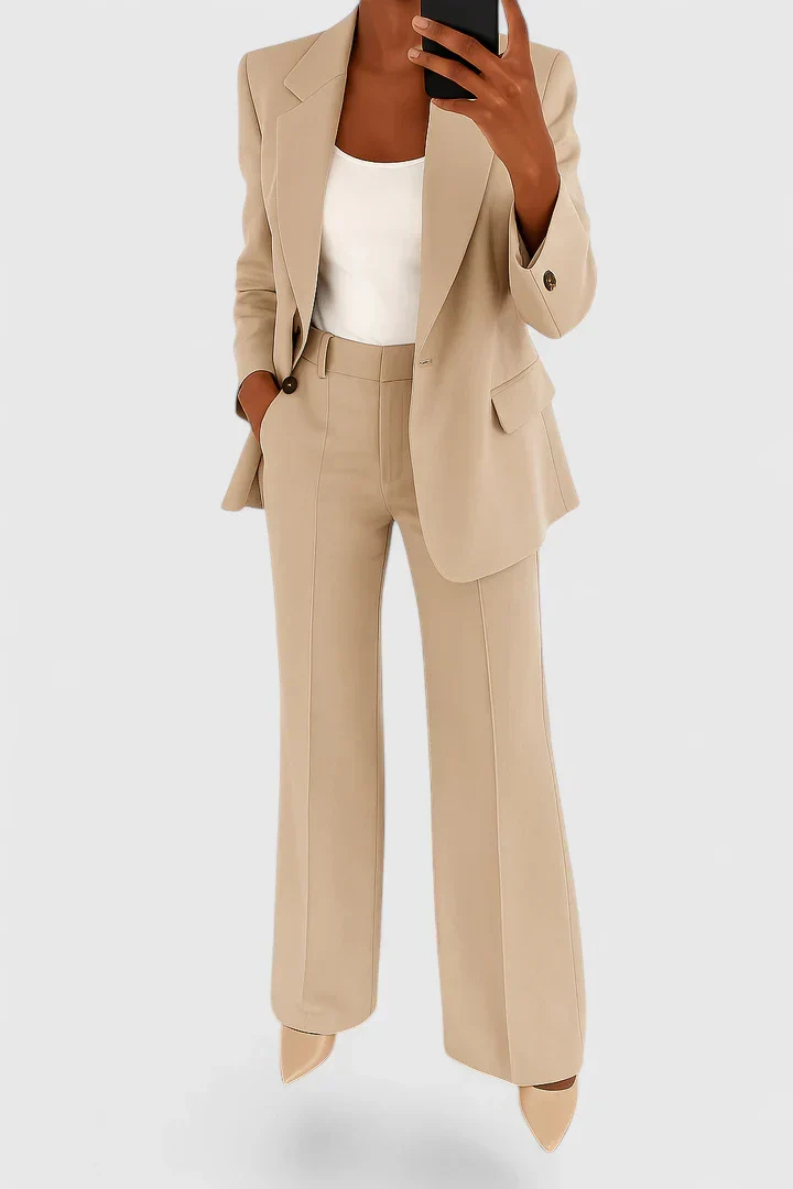 Women’s Trouser Set Office Blazer Style