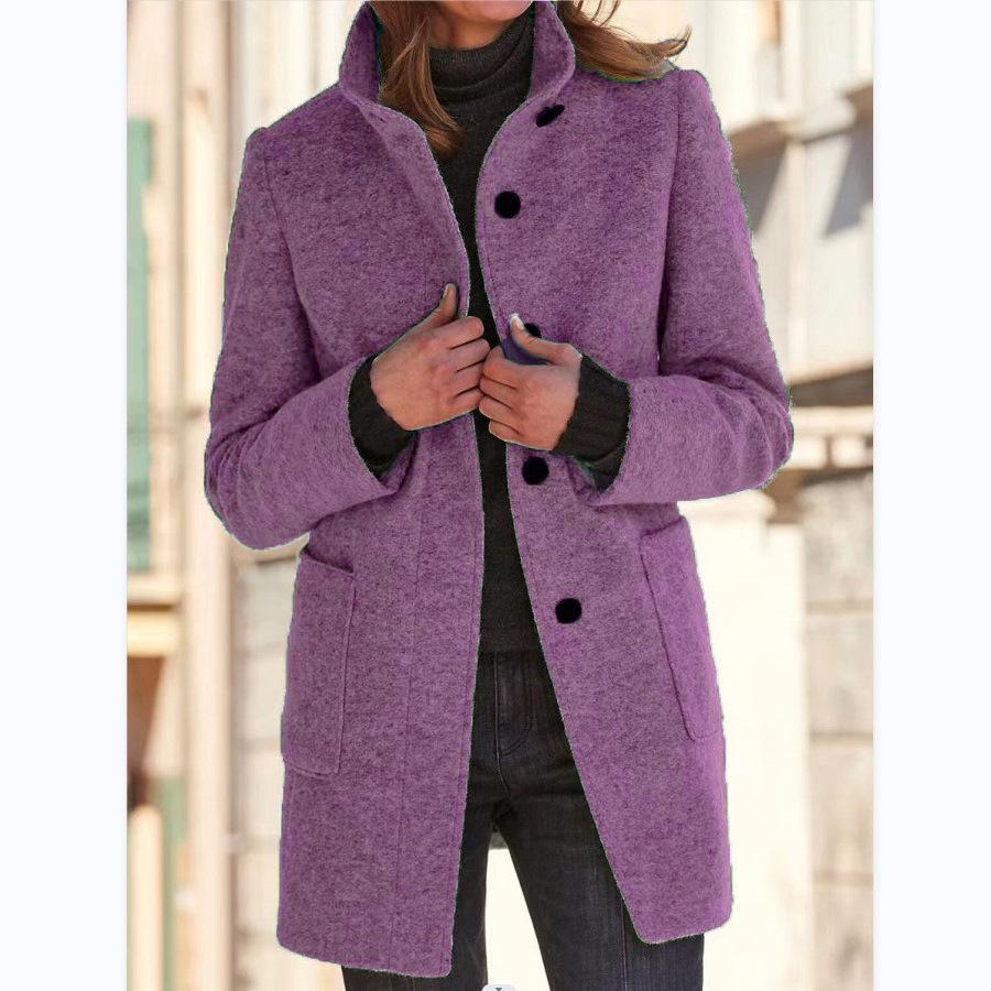 Women’s Wool Coat Retro Style