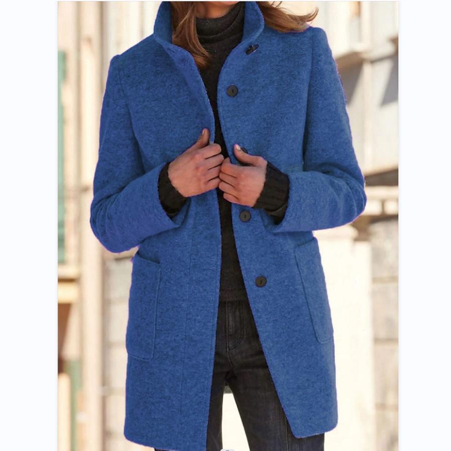 Women’s Wool Coat Retro Style