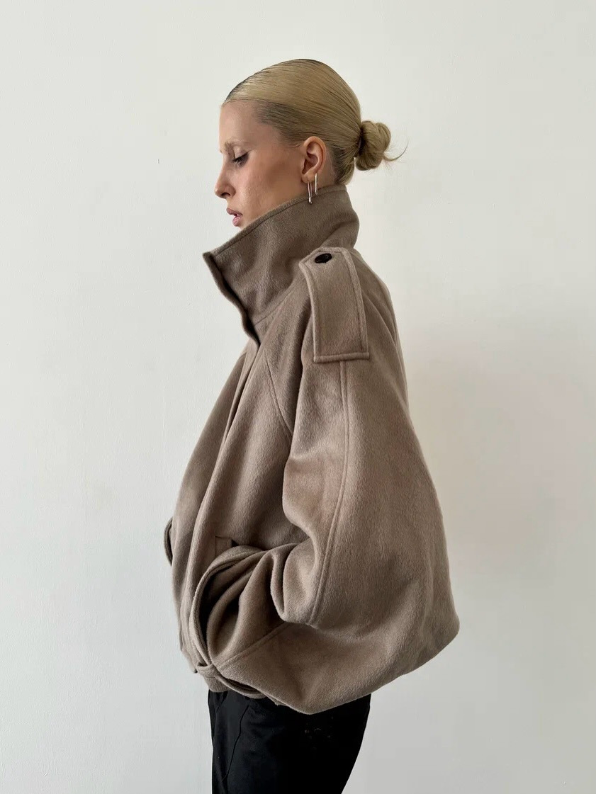 Woven Lapel Women’s Jacket