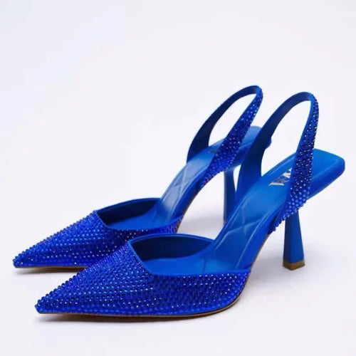 Closed-Toe High Heel Pumps – Stiletto Heel Slip-On Footwear