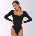 Scoop Neck Shaper Bodysuit - Tummy Control Outerwear