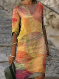 Women’s Linen Dress with Lightweight Fabric and Elegant Summer Fit