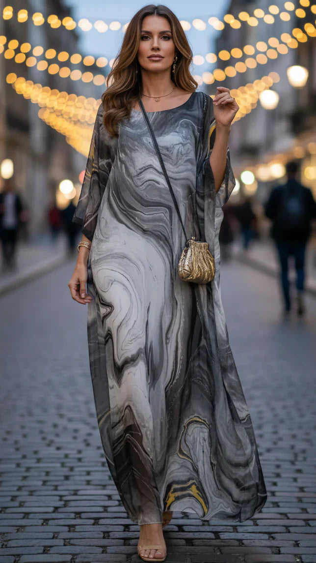 Women’s Chiffon Flowy Maxi Dress
