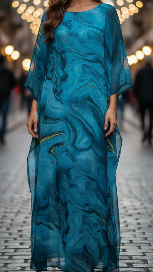 Women’s Chiffon Flowy Maxi Dress
