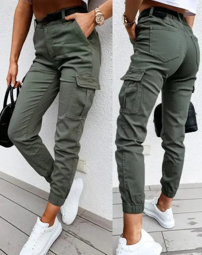 Women’s High Waist Cargo Pants