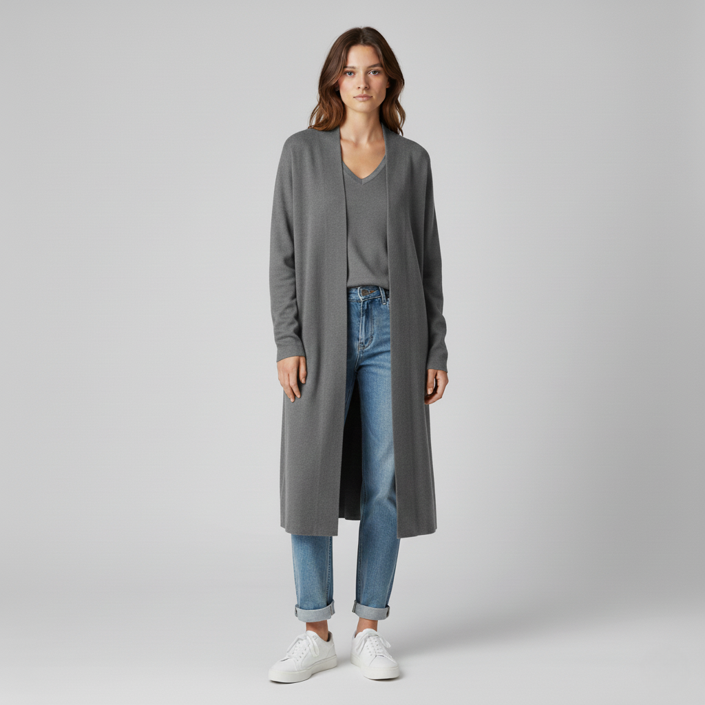 Longline Open-Front Coatigan