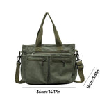 Women's Dual-Zip Crossbody Bag