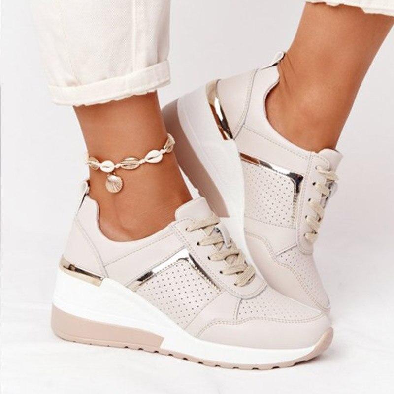 Woman's Cushioned Comfortable Sneakers