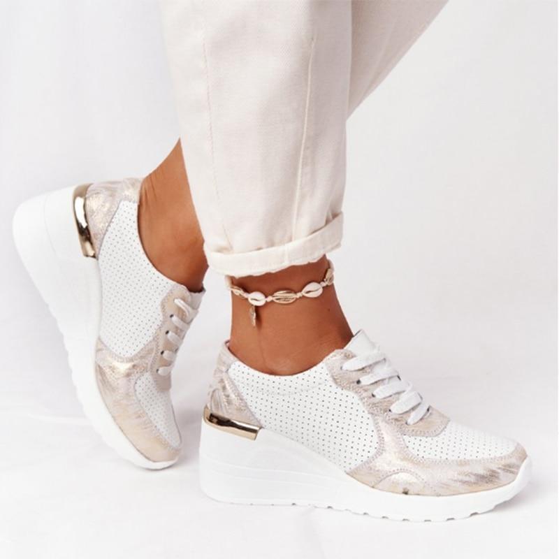 Woman's Cushioned Comfortable Sneakers