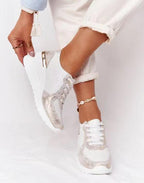 Woman's Cushioned Comfortable Sneakers