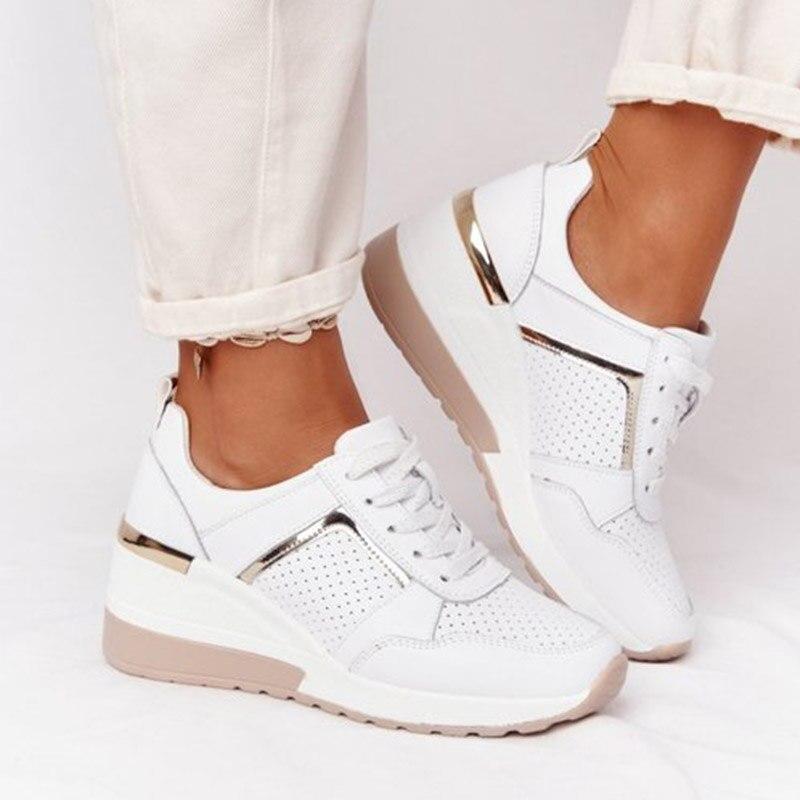 Woman's Cushioned Comfortable Sneakers
