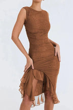 Elegant Midi Dress for Evenings